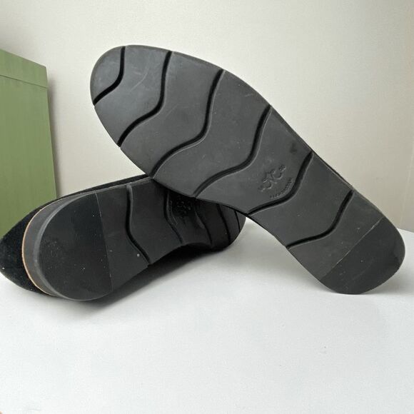 Johnston & Murphy Bree Slip-on Flat Loafer Black Suede Almond Toe Sz 9 - Picture 3 of 10